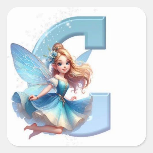 Classic 'C' Symbol Sticker - Voeg tijdloze charme  (Voorkant)