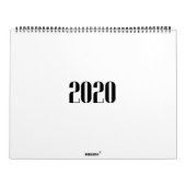 Classic Calendrier des années 1950 2020 (Protection)