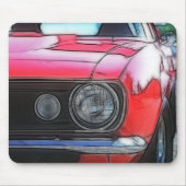 Classic camaro Headlight Mousepad Muismat (Voorkant)