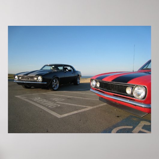 Classic Camaros Poster (Voorkant)