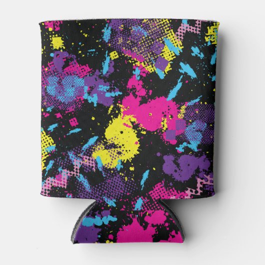 Classic Camouflage: Naadloos patroon Blikjeskoeler (Voorkant)