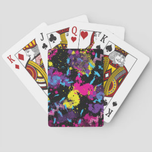 Classic Camouflage: Naadloos  patroon Pokerkaarten