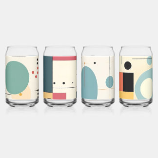 Classic Can‑Replica Glass Tumbler  Set Blikvorm Glas