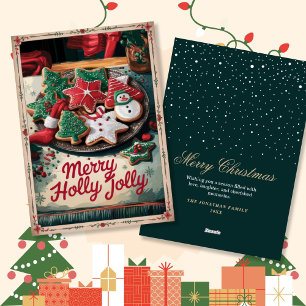  Classic Candy Cane Kerstgroeten Feestdagenkaart