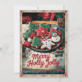  Classic Candy Cane Kerstgroeten Feestdagenkaart (Voorkant)