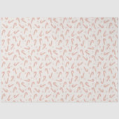 Classic Candy Cane Red Stars Christmas Tissuepapier (Voorkant)