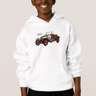 Classic car 1920 cartoon illustratie