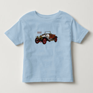 Classic car 1920 cartoon illustratie kinder shirts