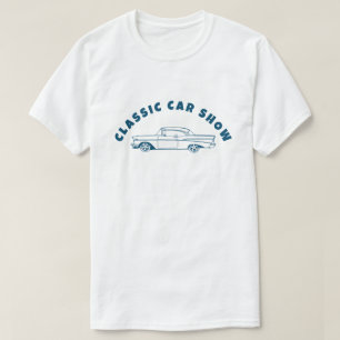 Classic Car 1960s Chevy Bel Air ontwerp T-shirt
