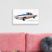 Classic Car afbeelding voor NullValue-Wrapped-Canv Canvas Afdruk (Insitu (Woonkamer))