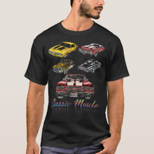 Classic Car American Musculars Novelty T-Shirt