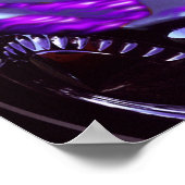 Classic car: Chevrolet with flaming hood Poster (Hoek)