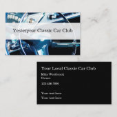 Classic Car Club Visitekaartjes Unieke (Voorkant / Achterkant)