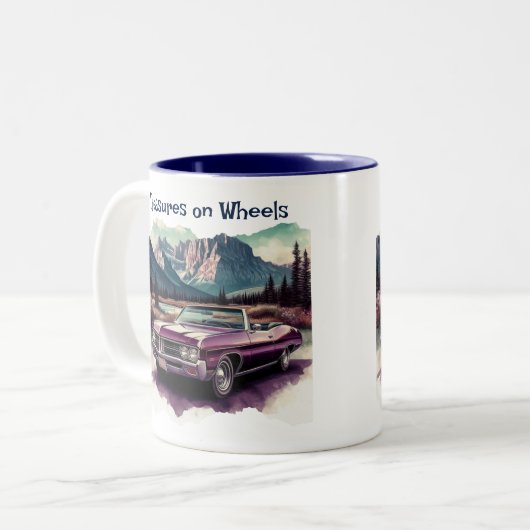 Classic Car Coffee Mok (Voorkant links)