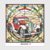 Classic Car Custom-Cut Vinyl Sticker (Vel)