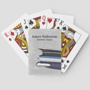 Classic Car en Classic Person personaliseren Pokerkaarten