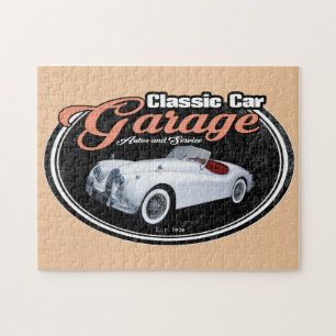 Classic Car Garage Jag Legpuzzel