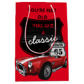 Classic Car Gift Bag Medium Cadeauzakje (Voorkant)