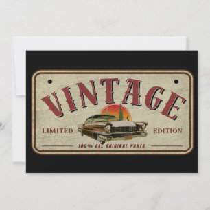 Classic Car Limited Edition originele onderdelen Kaart