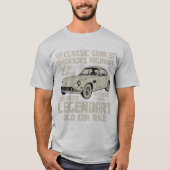 Classic Car Lovers T-Shirt | Legendary Old Car (Devant)