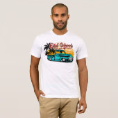 Classic Car Old School T-shirt (Voorkant volledig)