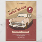 Classic Car Show Flyer Modèle (Devant)