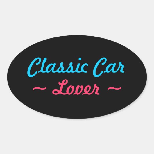 CLASSIC CAR stickers (4) (Voorkant)