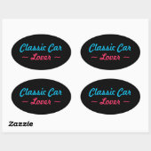 CLASSIC CAR stickers (4) (Vel)