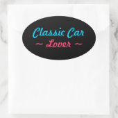 CLASSIC CAR stickers (4) (Tas)