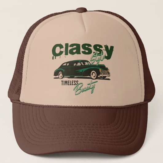  Classic Car Trucker Hat – Classy Style, TI Trucker Pet (Voorkant)