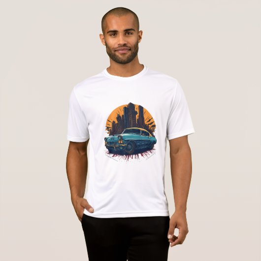 Classic car vintage old chevrolet t-shirt (Voorkant volledig)