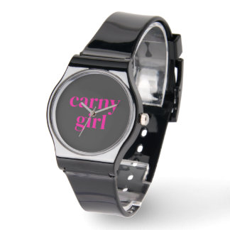 Classic Carny Girl  Horloge