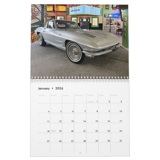 Classic Cars 2 Calendar Kalender (Jan 2026)