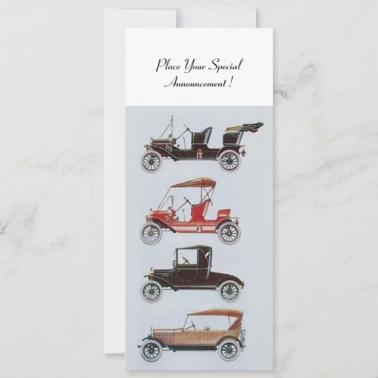  CLASSIC CARS GATHERING Champagne Metallic Aankondiging (Voorkant)