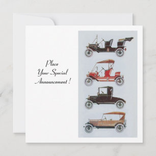 CLASSIC CARS GATHERIONG White Red Grey Aankondiging