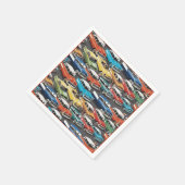  Classic Cars Pattern Napkins Servet (Hoek)