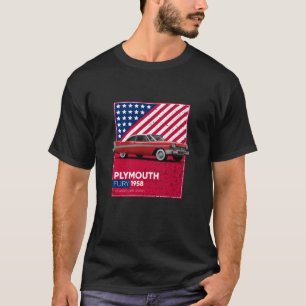 Classic Cars Plymouth Fury 1958 T-shirt