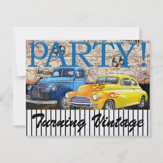 Classic Cars -  - Route 66 - #3 - SRF Kaart (Voorkant)