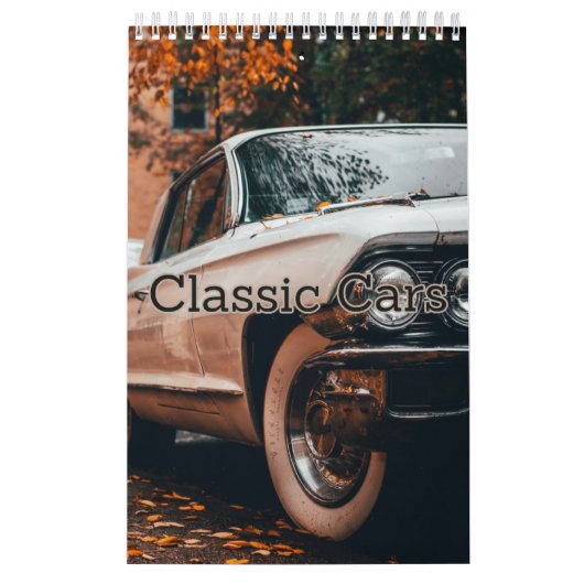 Classic Cars Showcase Collection Wall Calendrier (Protection)