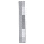Classic Checkered Table Runner in Navy en Blauw Lange Tafelloper (Voorkant)