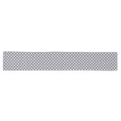 Classic Checkered Table Runner in Navy en Blauw Lange Tafelloper (Horizontaal)