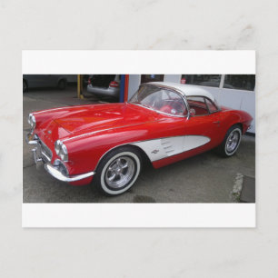 Classic Chevrolet Corvette Briefkaart