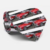 Classic Chevrolet Corvette Stropdas (Opgerold)