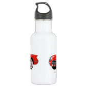 Classic_Chevrolet_Red_Corvette Waterfles (Achterkant)