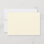 Classic Chic Birds Ivory Formal Wedding RSVP Cards (Achterkant)