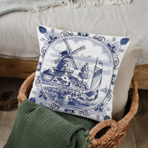 Classic Chic Hollandse Windmolen Delfts Blauw