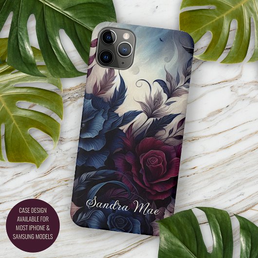 Classic Chic Rozen Fine Art Botanische Schilderkun Case-Mate iPhone Case