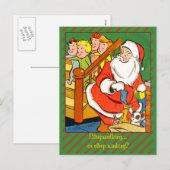 Classic Christmas Art Kaart of Briefkaart (Voorkant / Achterkant)