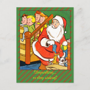 Classic Christmas Art Kaart of Briefkaart