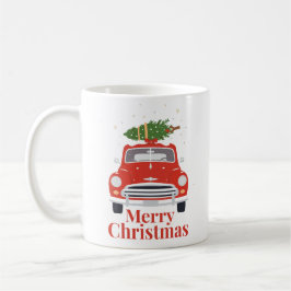 Classic Christmas Car Koffiemok
